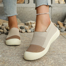 Tênis Slip On Feminino Bicolor Respirável com Solado Antiderrapante | DuoStep