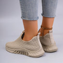 Tênis Slip On Feminino em Malha Respirável para Caminhada | BreezeFlex