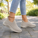 Tênis Slip On Feminino em Malha Respirável para Caminhada | BreezeFlex