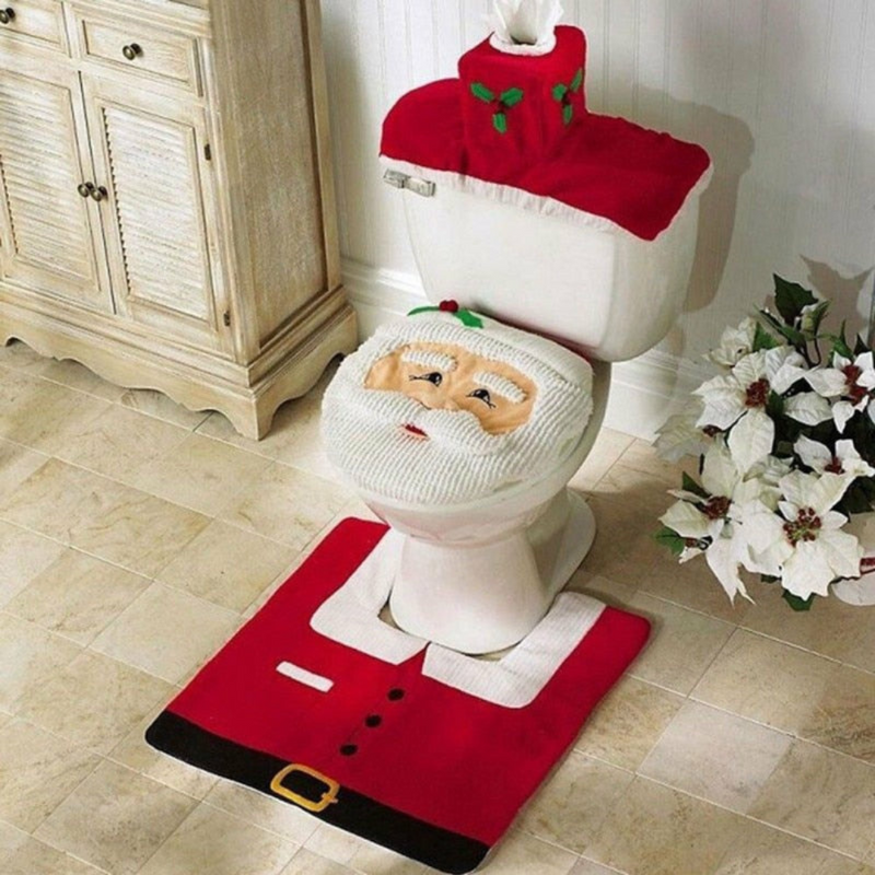 Conjunto De Natal Para Banheiros | Quality Set