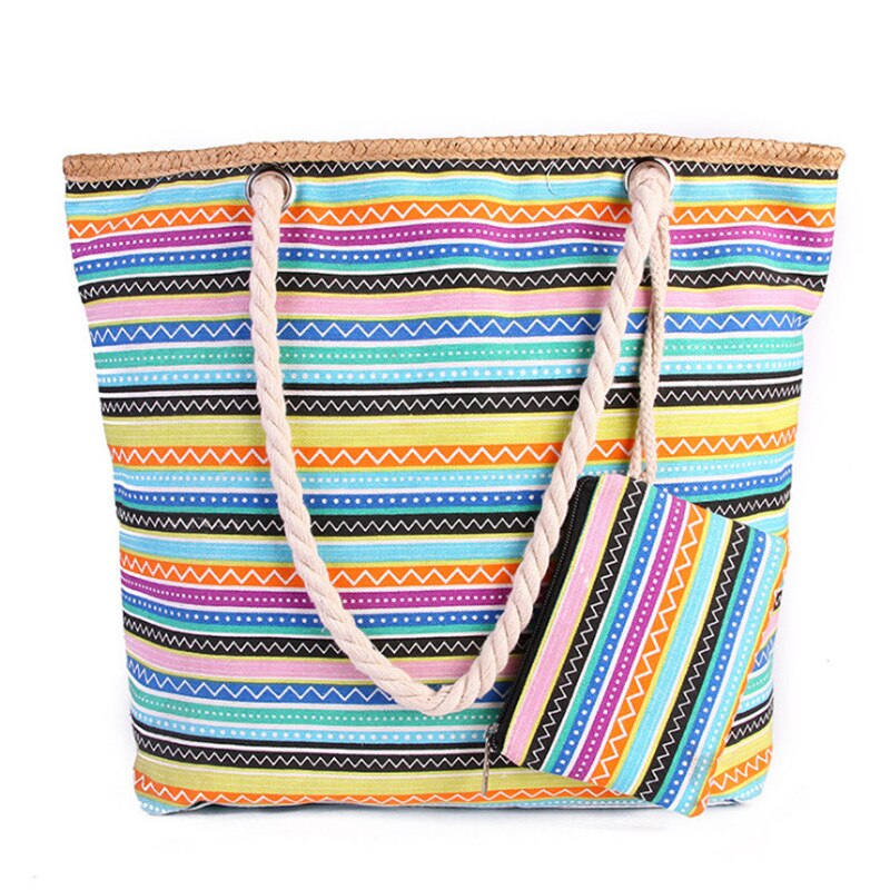 Bolsa De Praia Feminina Kit Para o Verão